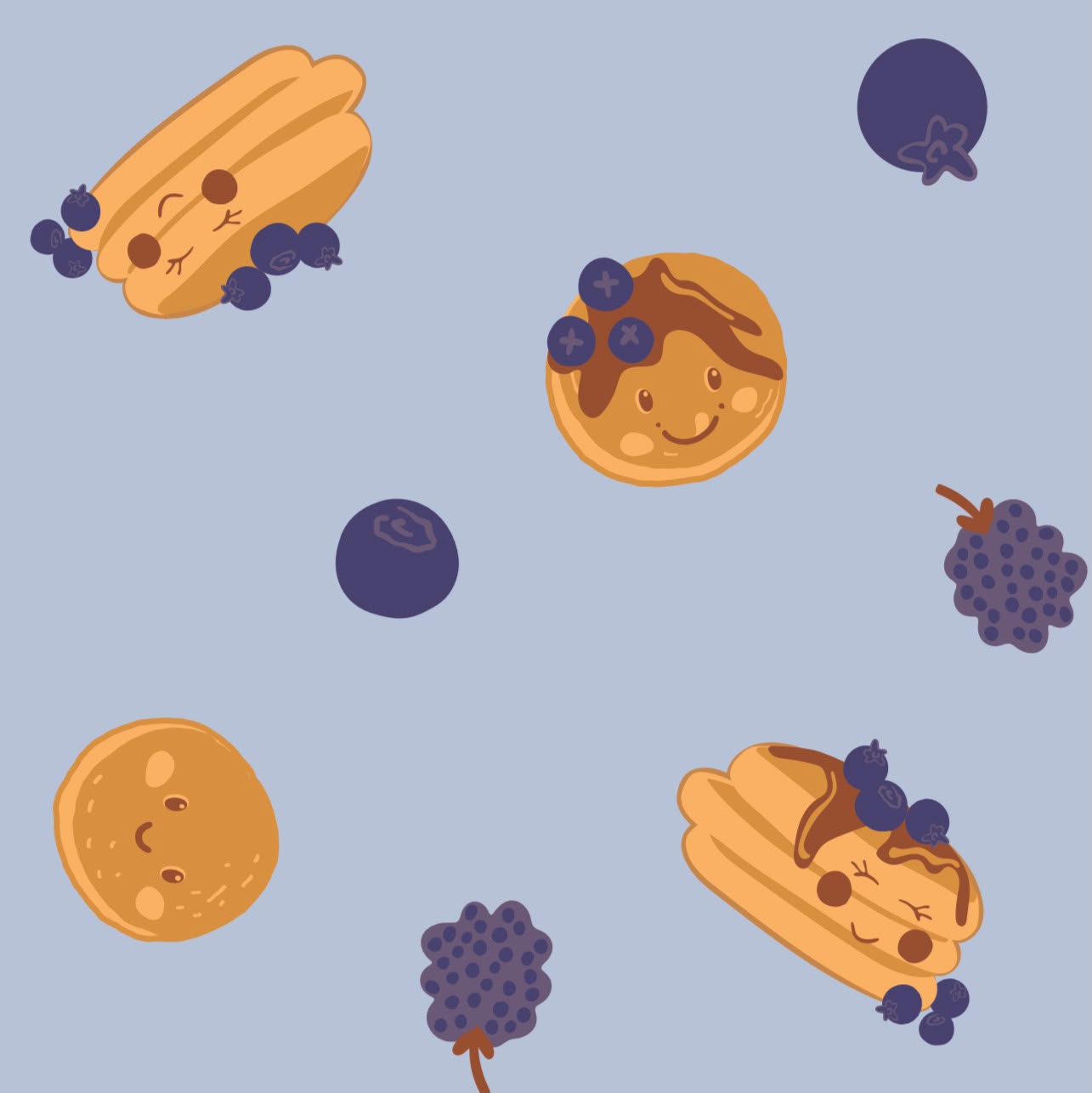 Boo Splash - Blueberry Pancake