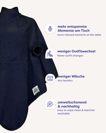 "Boo" Lätzchen - Midnight Blue