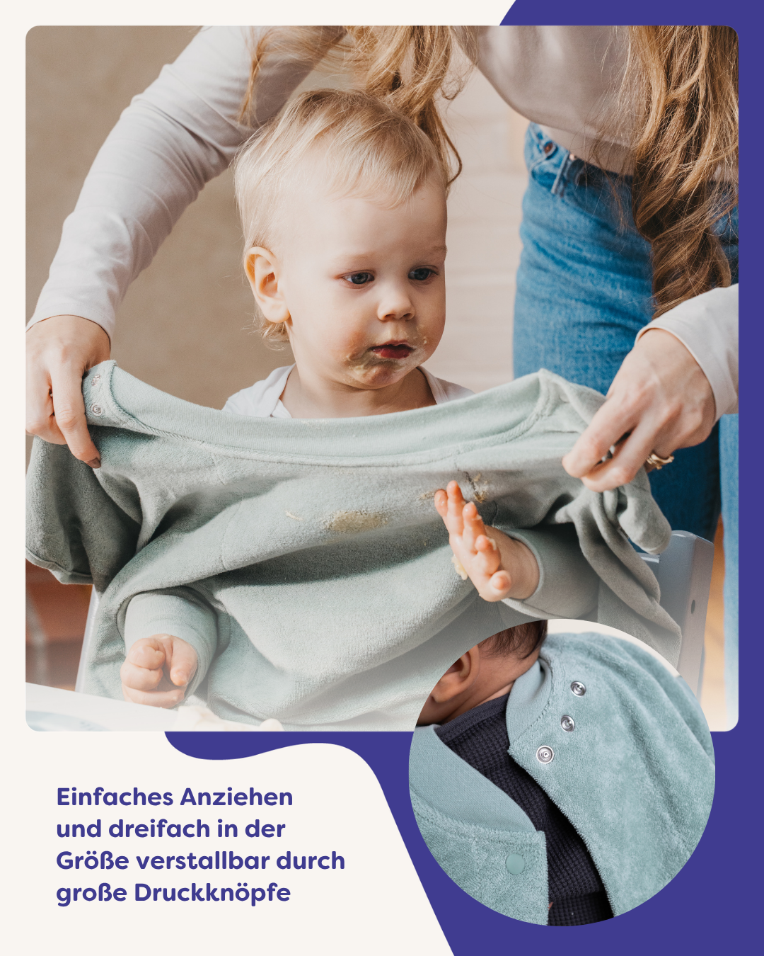 “Boo“ Lätzchen – Dusty Ocean