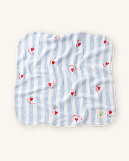 Tissu Mousseline Cuddly - Tiny Hearts