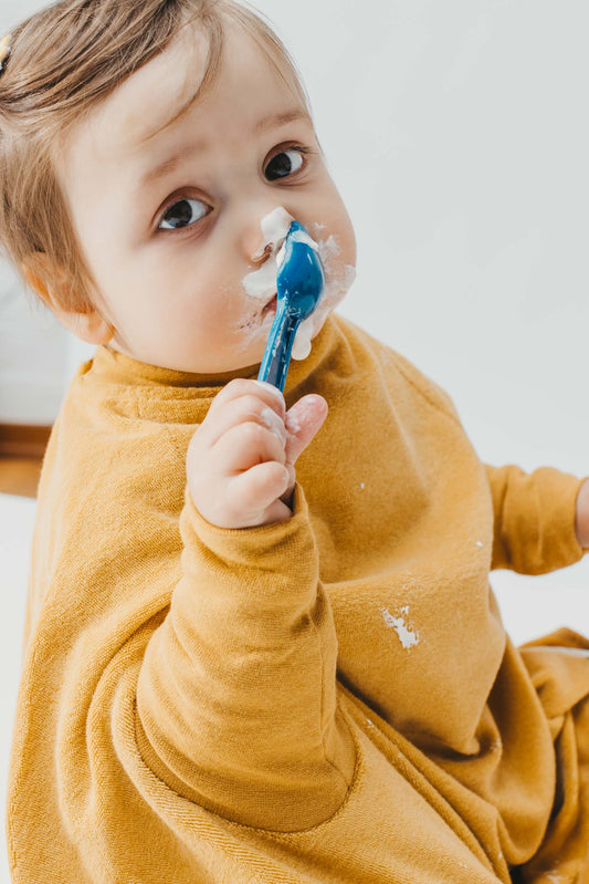 “Boo“ Bib – Mustard