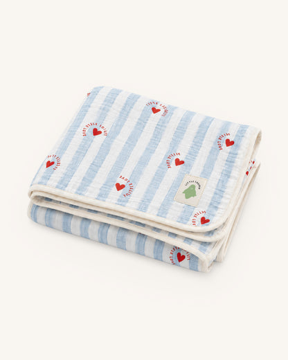 Tissu Mousseline Cuddly - Tiny Hearts