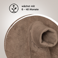 Charger l'image dans la visionneuse de la galerie, “Boo“ Bavoir – Grey Brown
