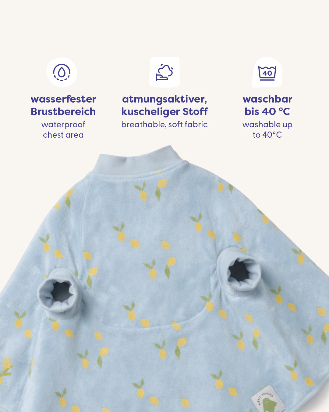 “Boo“ Lätzchen – Lemon Sorbet