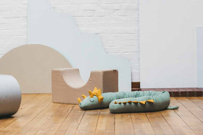 Bed snake "Cuddle Buddy - Sage Saurus"